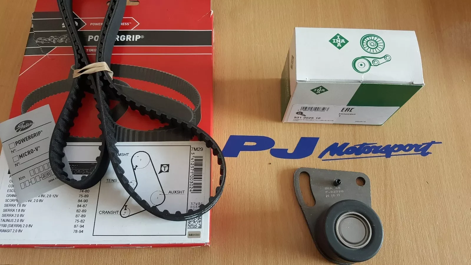 Gates/ina Ford pinto ohc cambelt kit 2.0L 1.8L