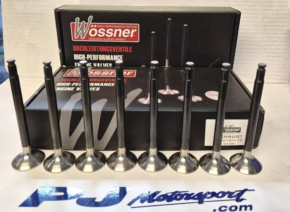 Wossner Cosworth yb inconel exhaust valve set (8)