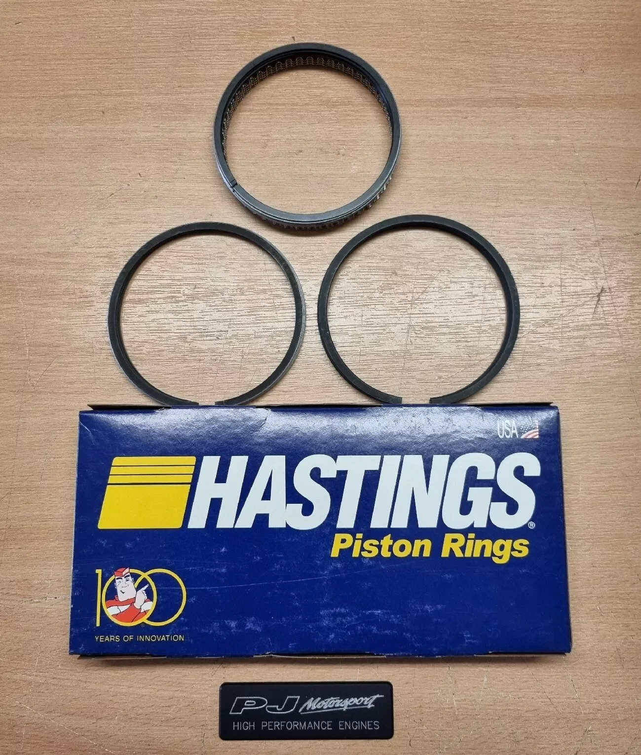 Hastings Ford pinto sohc piston ring set x4+0.5mm bore size