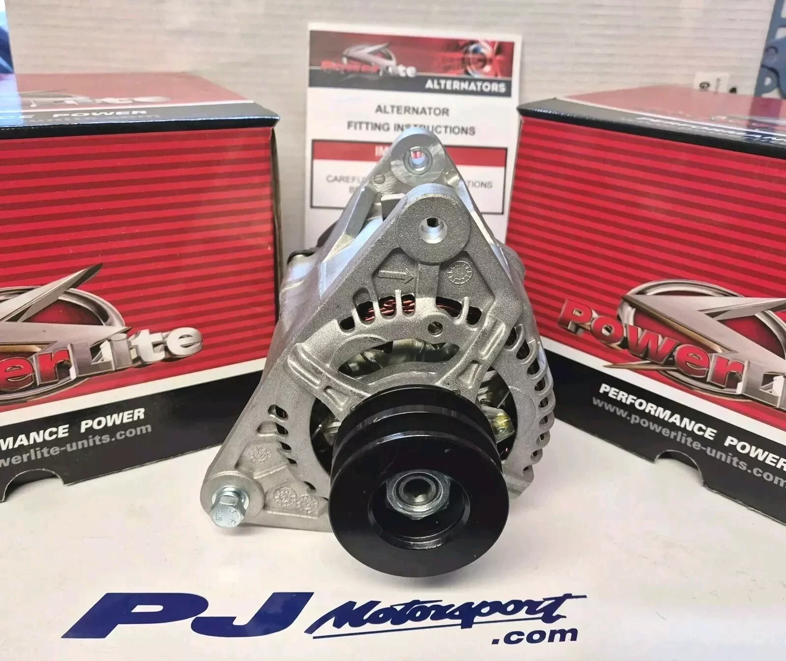 Powerlite Cosworth yb 2WD/Early 4X4 alternator uprate 100AMP output twin belt