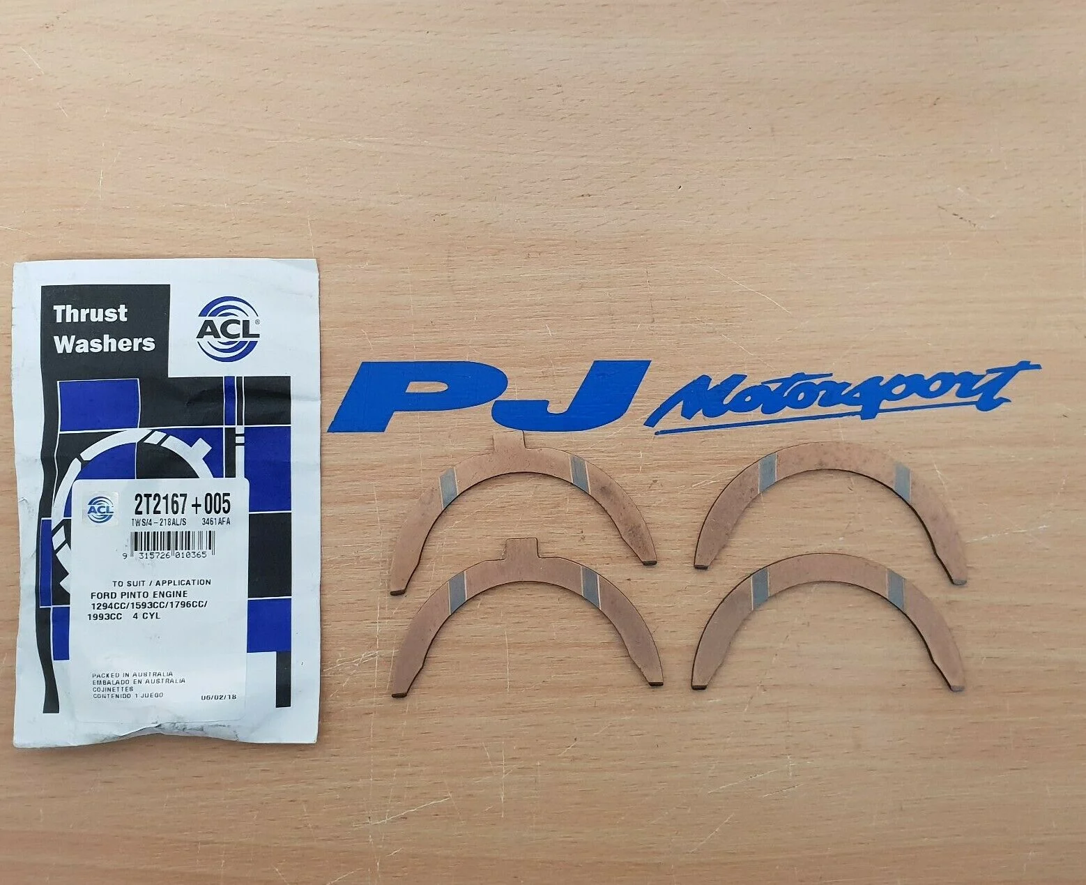 ACL Cosworth yb/pinto thrust washer set +0.5 thou oversize