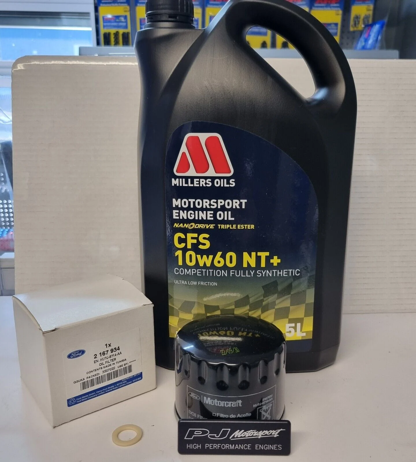 Millers 10/60 engine oil Cosworth yb fully synthetic & 2WD yb gen Ford filter