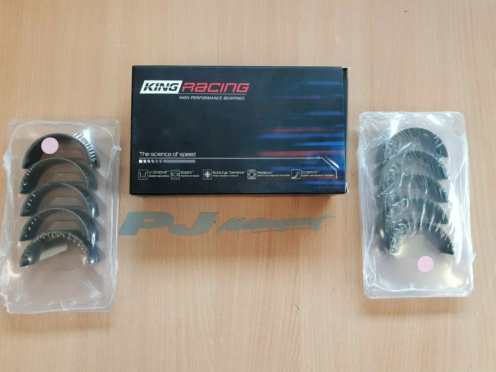 King racing Cosworth yb +0.25mm mains bearing set