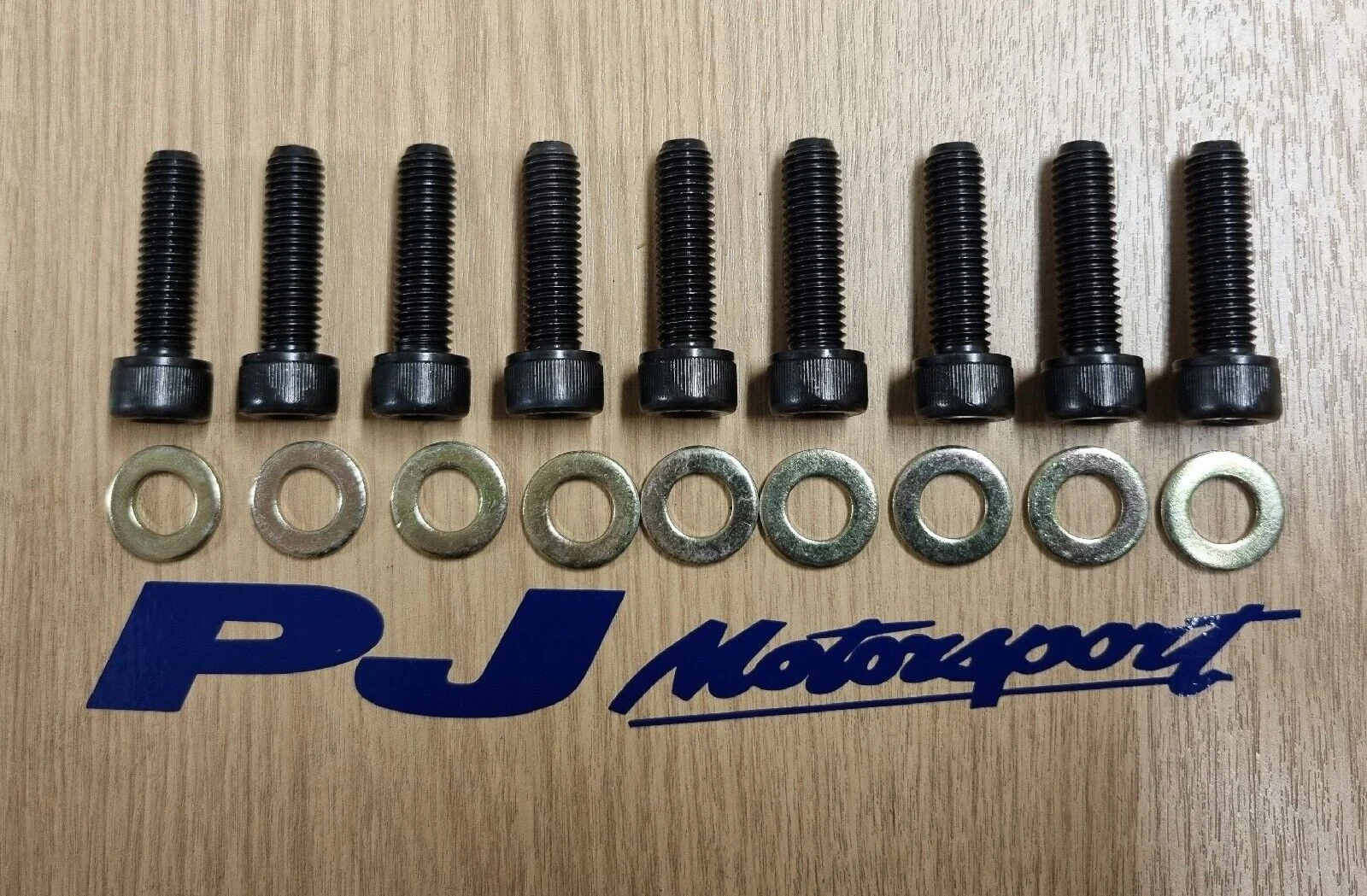 Cosworth rear diff bolt set W/ plated washers 7 1/2" & 7" diff (set of 9)