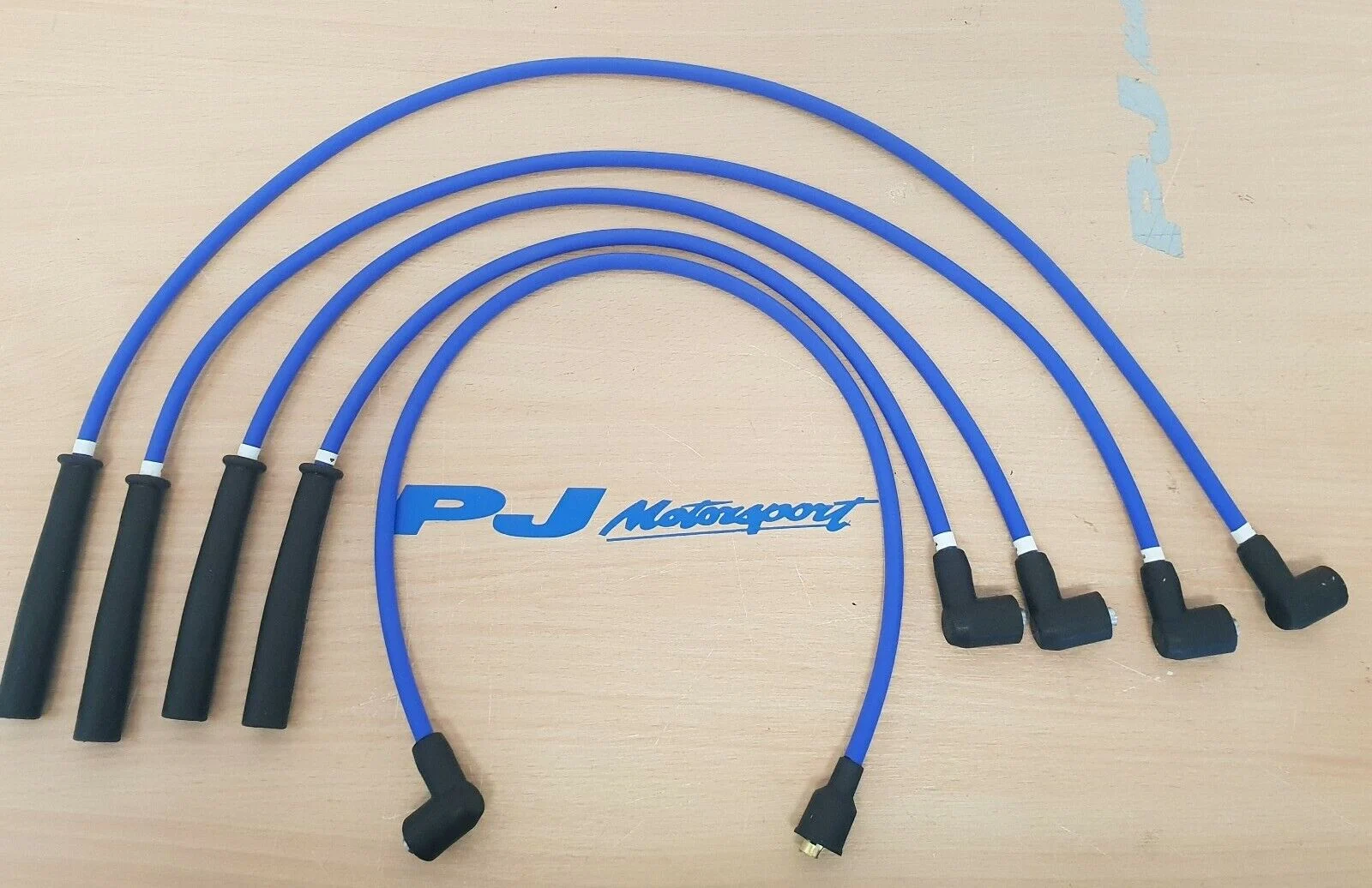 Electric blue escort RS turbo plug lead ignition lead set