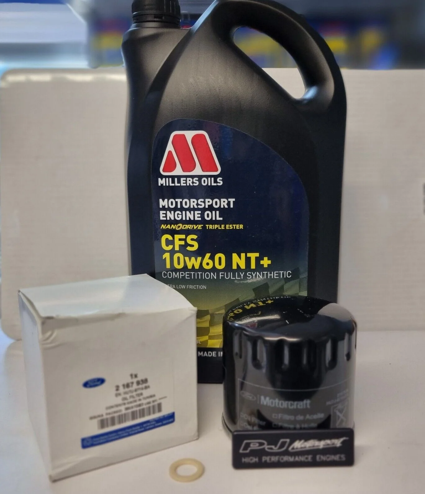 Millers 10/60 engine oil Cosworth yb fully synthetic & 4WD yb gen Ford filter