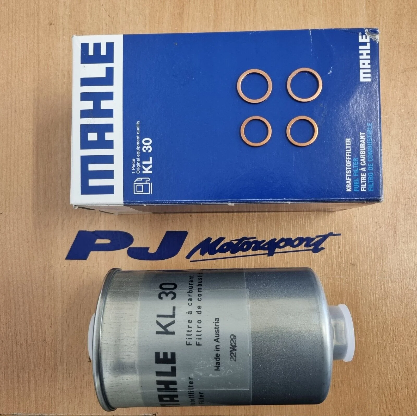 Mahle escort Cosworth fuel filter & sealing washers (fits RS turbo)
