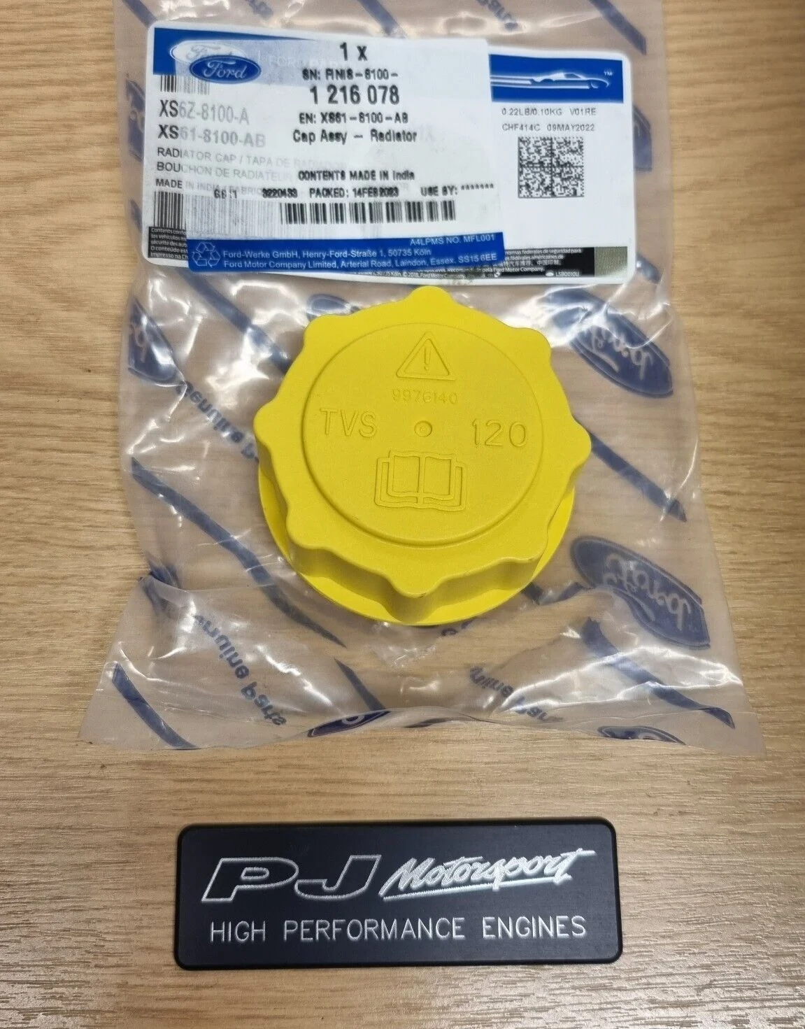 Genuine Ford Cosworth expansion cap radiator cap (latest type)