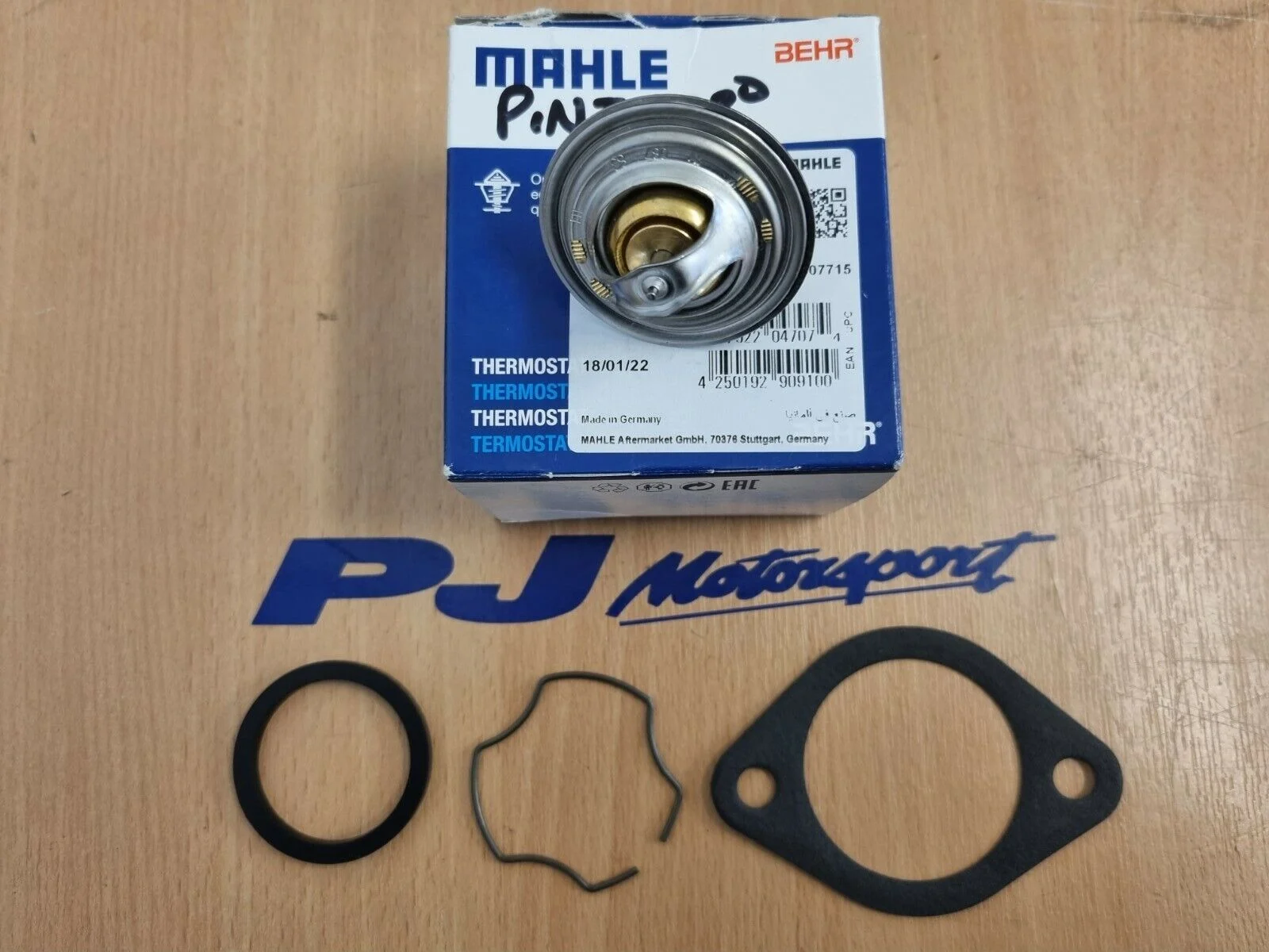 Mahle Ford pinto thermostat 83 degree + gasket seal & clip