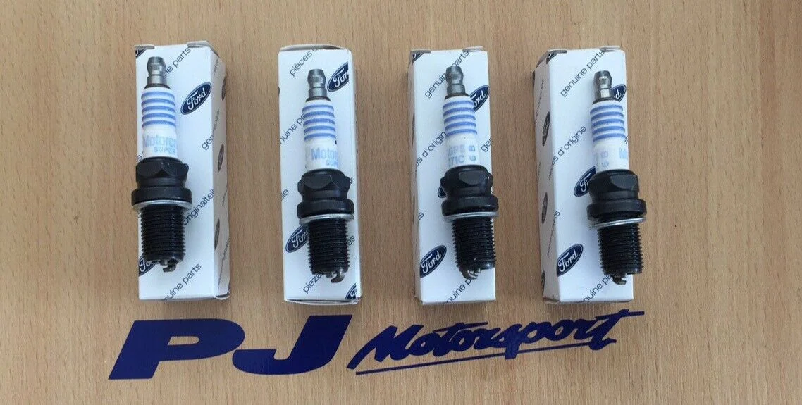Genuine Ford yb RS turbo 071C spark plugs (x4) resistance checked