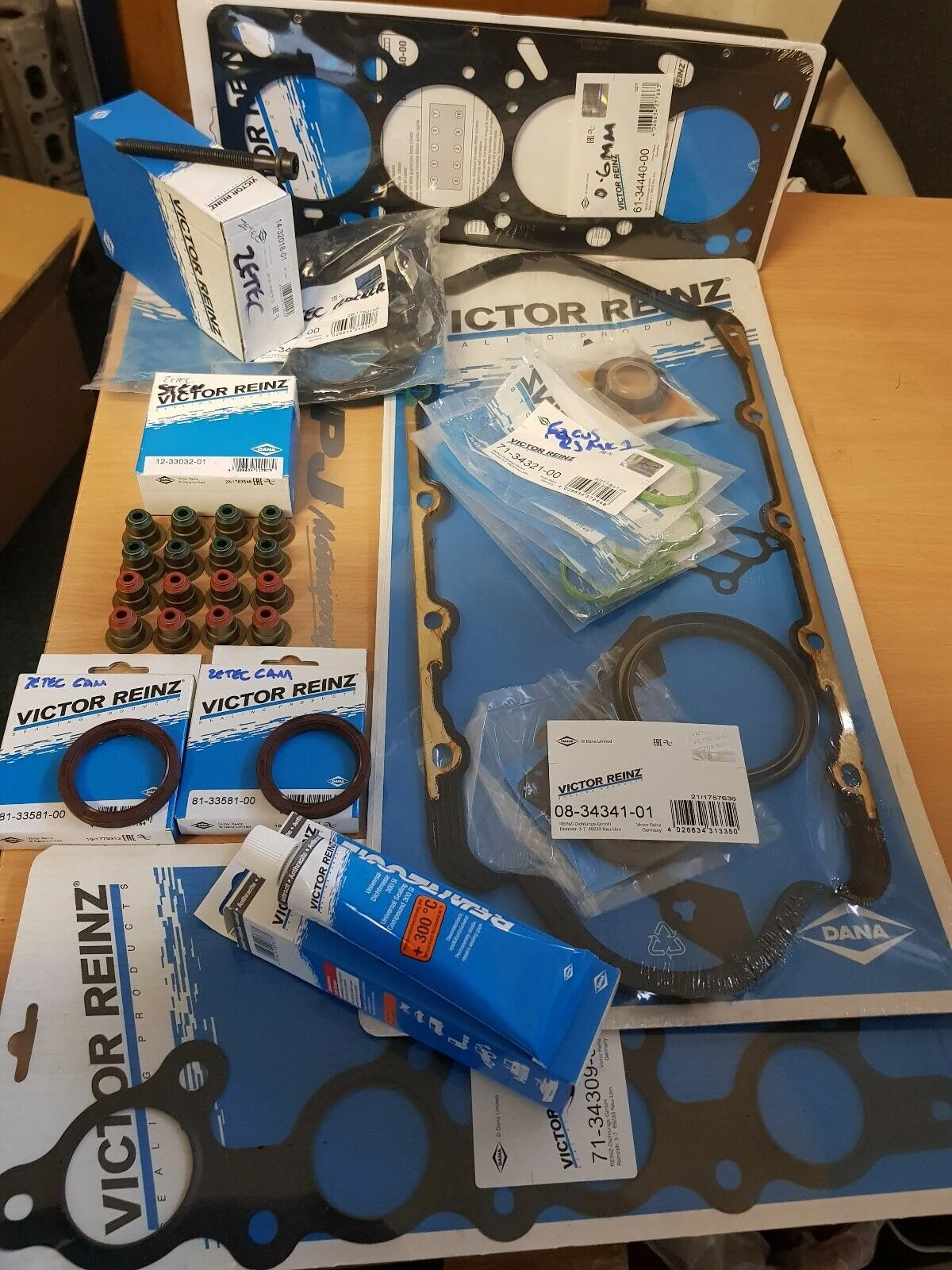 Victor reinz focus RS MK1 zetec 2.0 blacktop engine gasket set 0.6MM head gasket