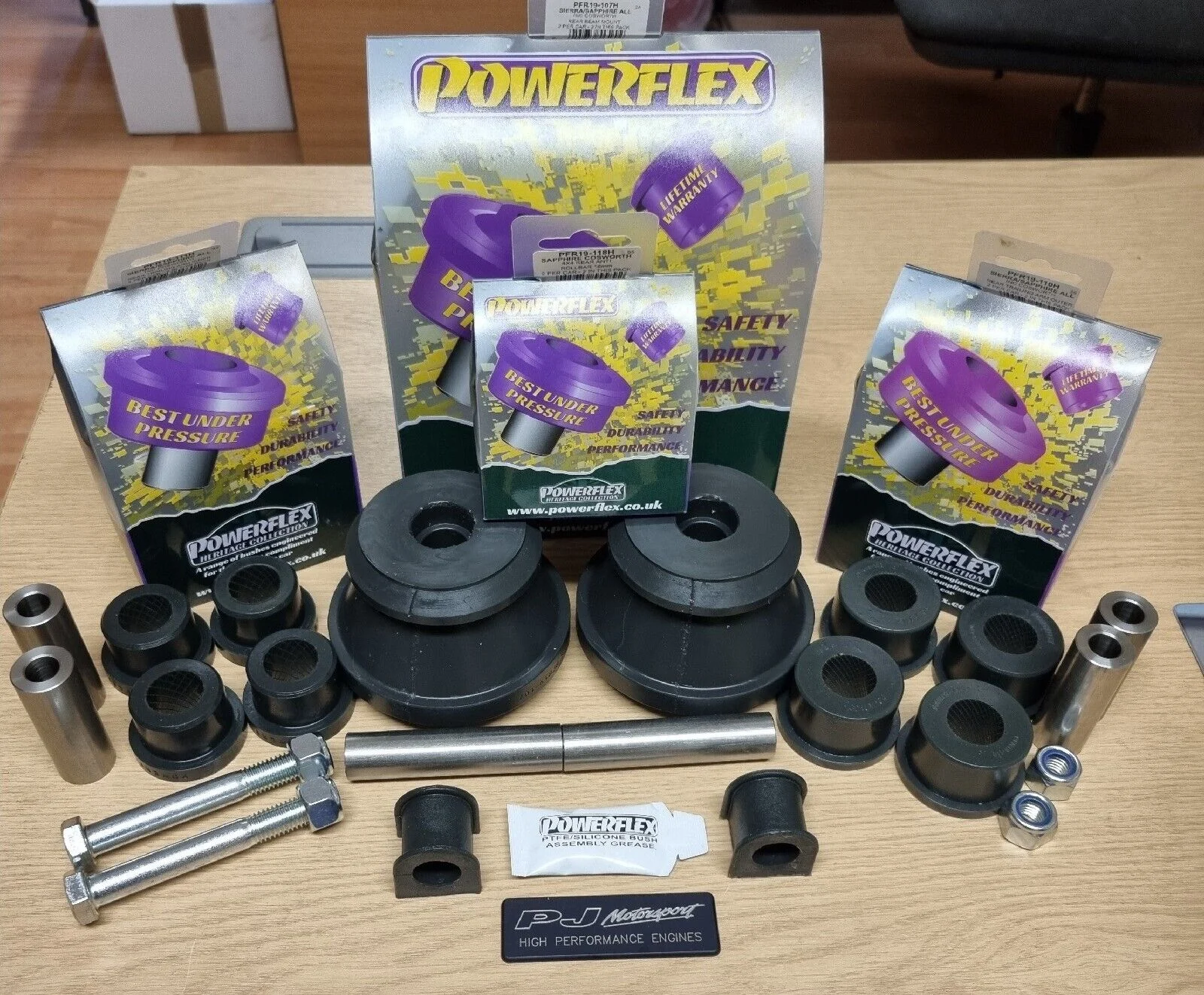 Sapphire Cosworth 4WD Powerflex rear bush kit