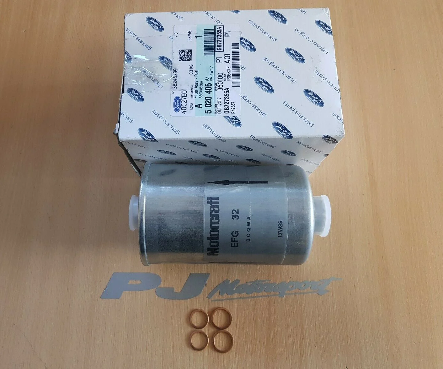 Genuine Ford escort cosworth/rs turbo fuel filter & sealing washers