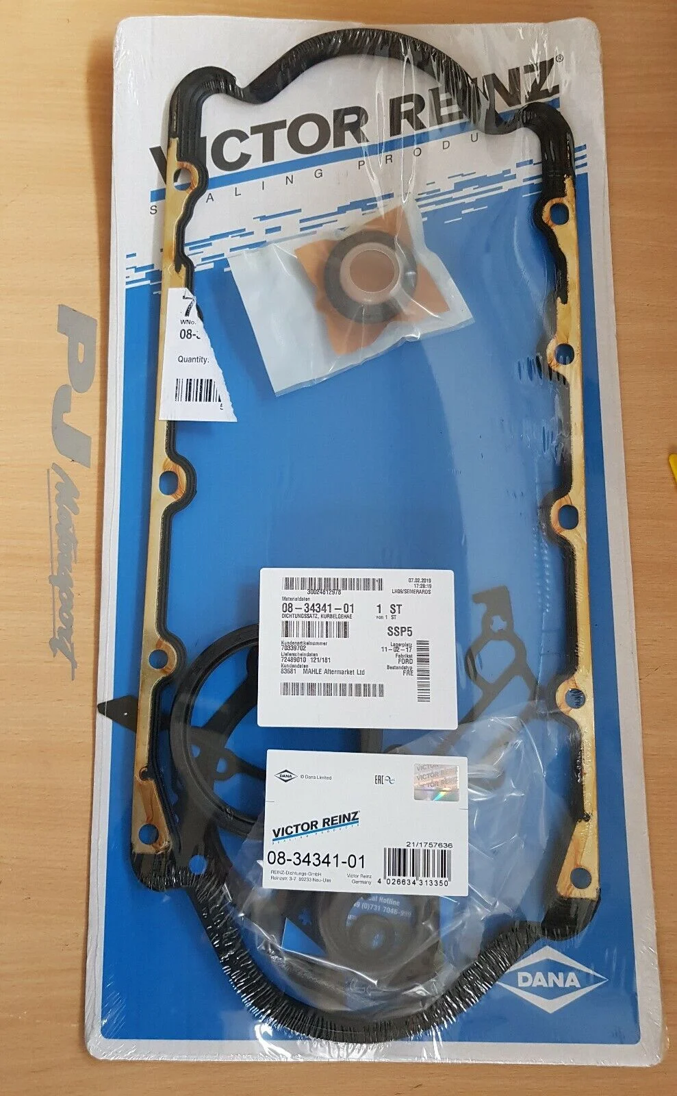 Focus RS MK1 ST170 gasket set bottom end/conversion set blacktop zetec engines