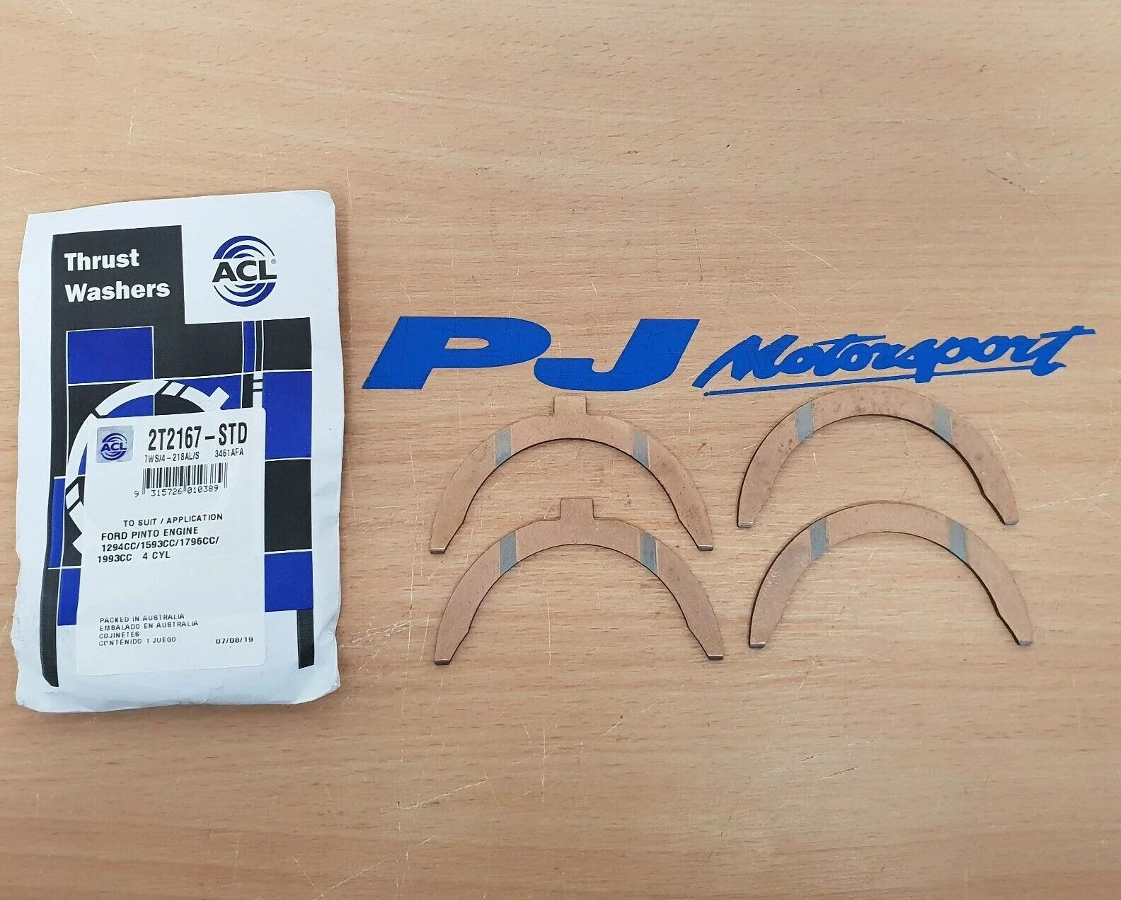 ACL Cosworth yb & pinto standard size thrust washer set