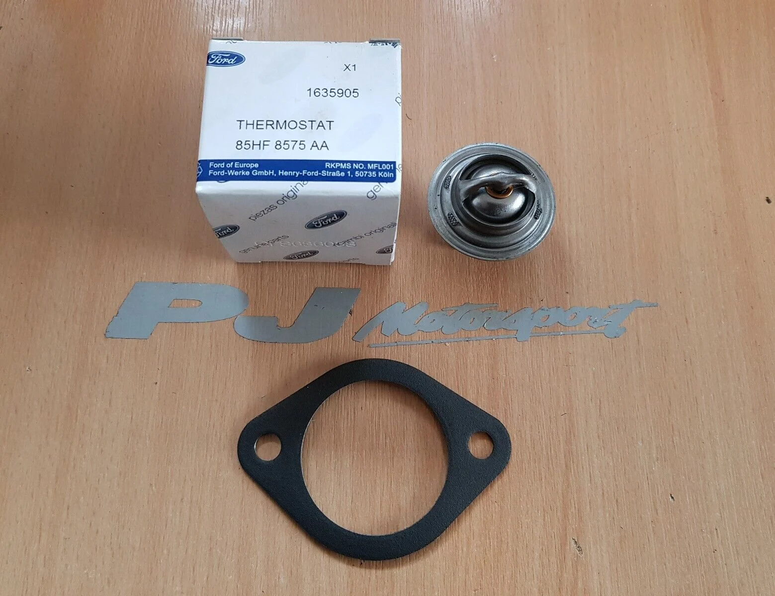 Genuine Ford pinto thermostat 88 degree & uprated gasket