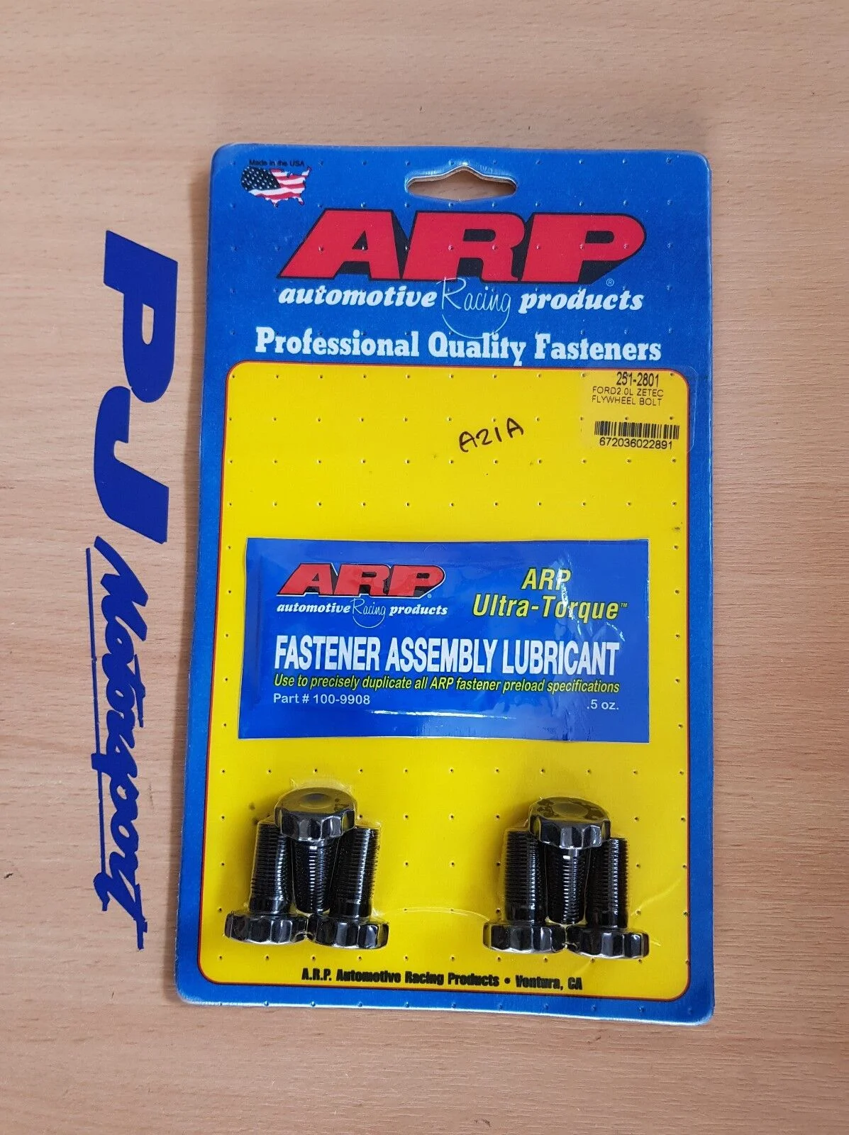 ARP focus RS MK1 zetec flywheel bolt kit uprated bolt set