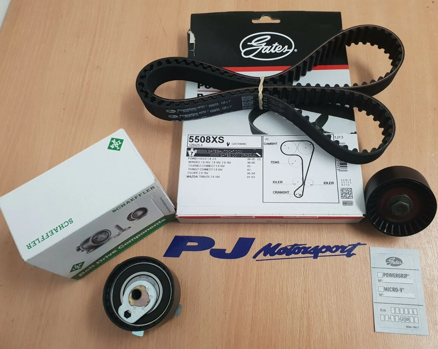 Gates focus RS MK1 zetec 1.8 2.0L cambelt timing belt kit