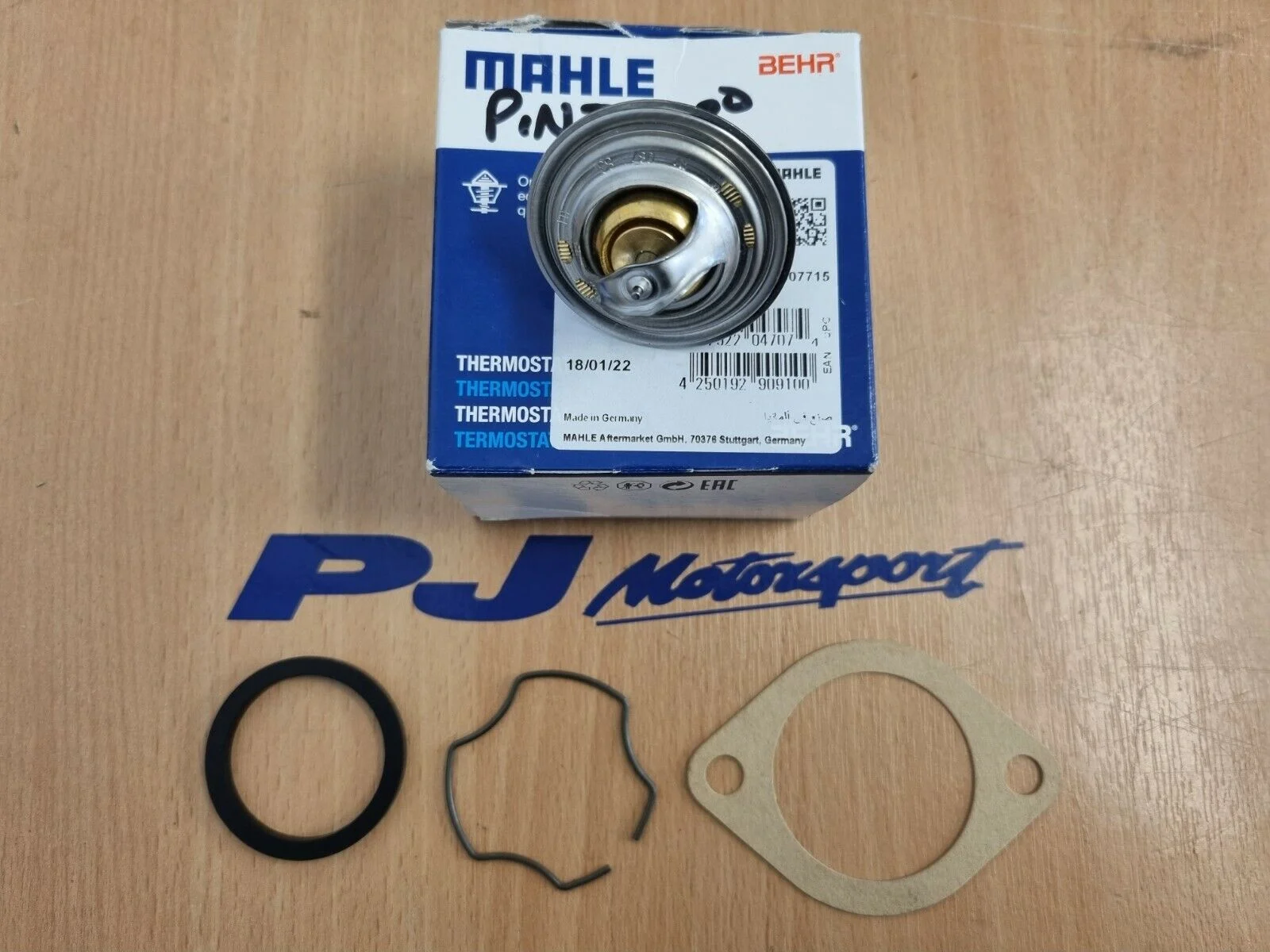 Ford pinto thermostat 83 degree + gasket seal & clip