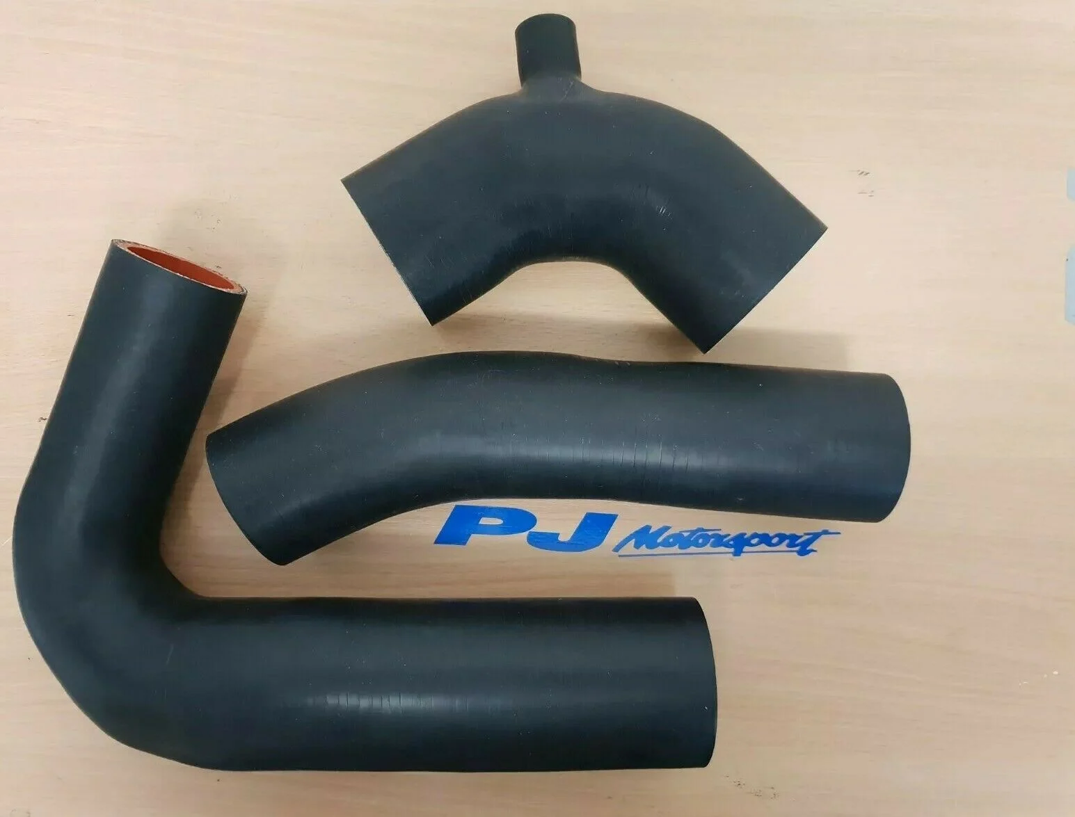 Roose motorsport escort Cosworth big turbo boost hose kit finished in oe black
