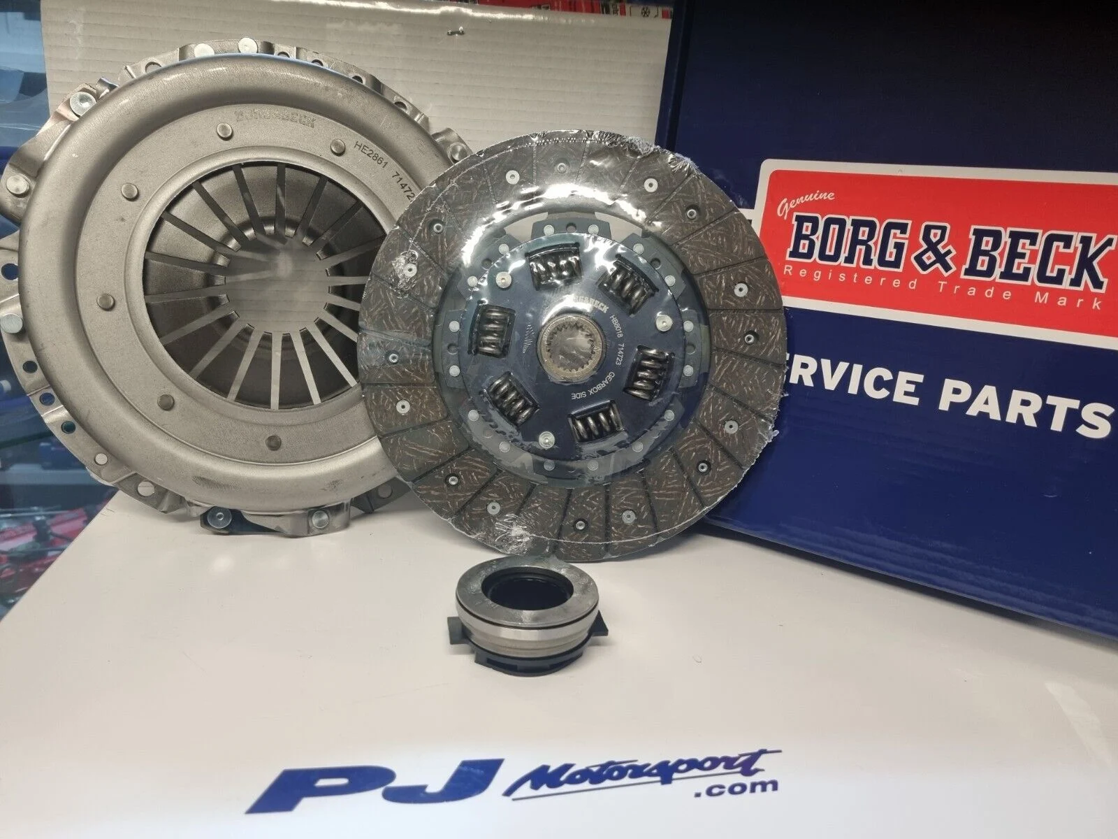 Borg & beck Cosworth cluth 2WD standard kit 3 pieces cover plate & bearing