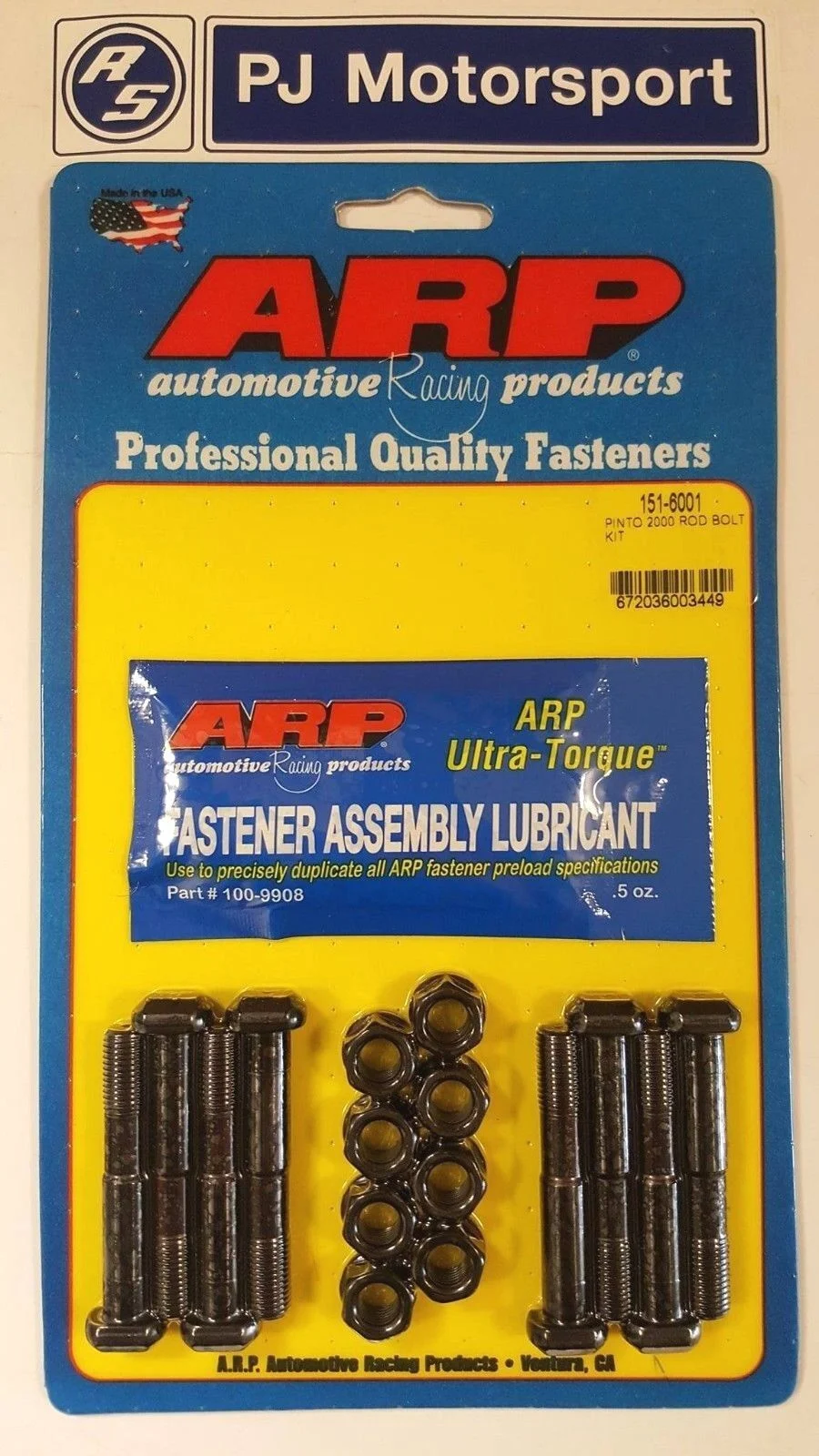 ARP Ford pinto conrod bolt kit sohc 151-6001