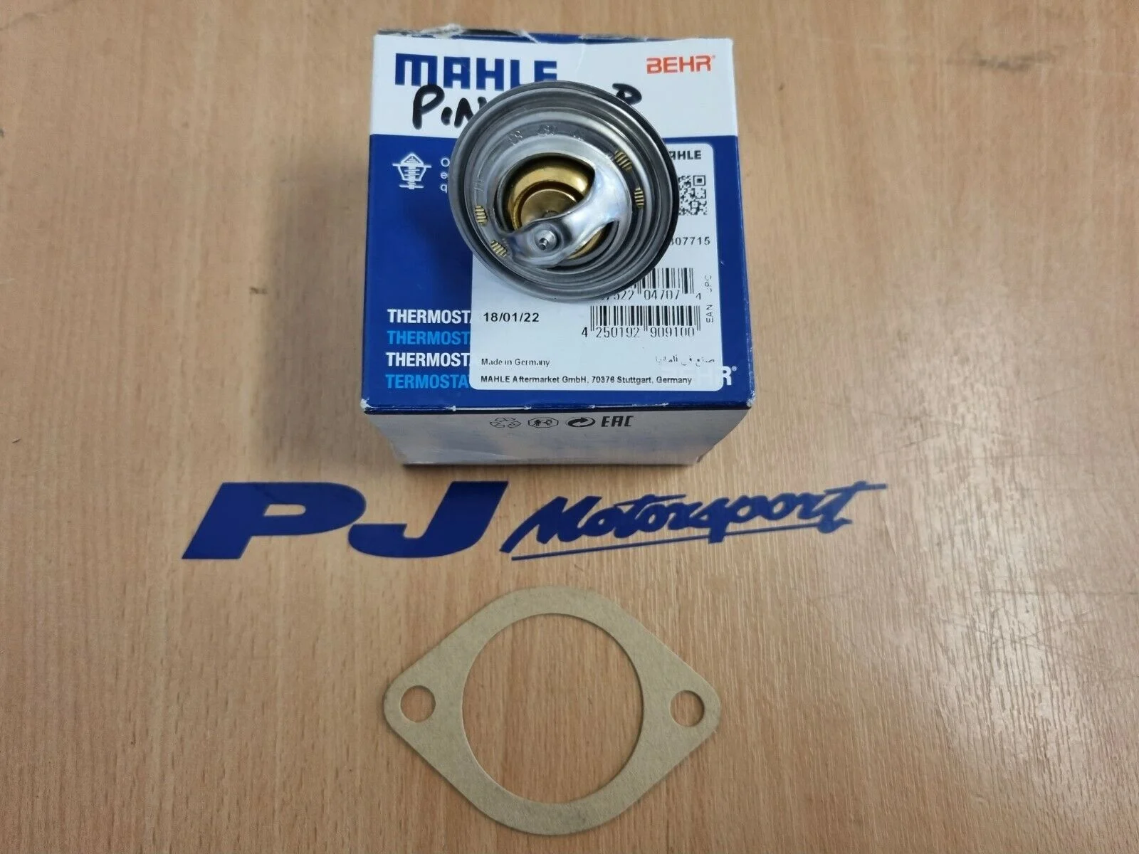 Mahle Ford pinto thermostat 83 degree sohc & gasket