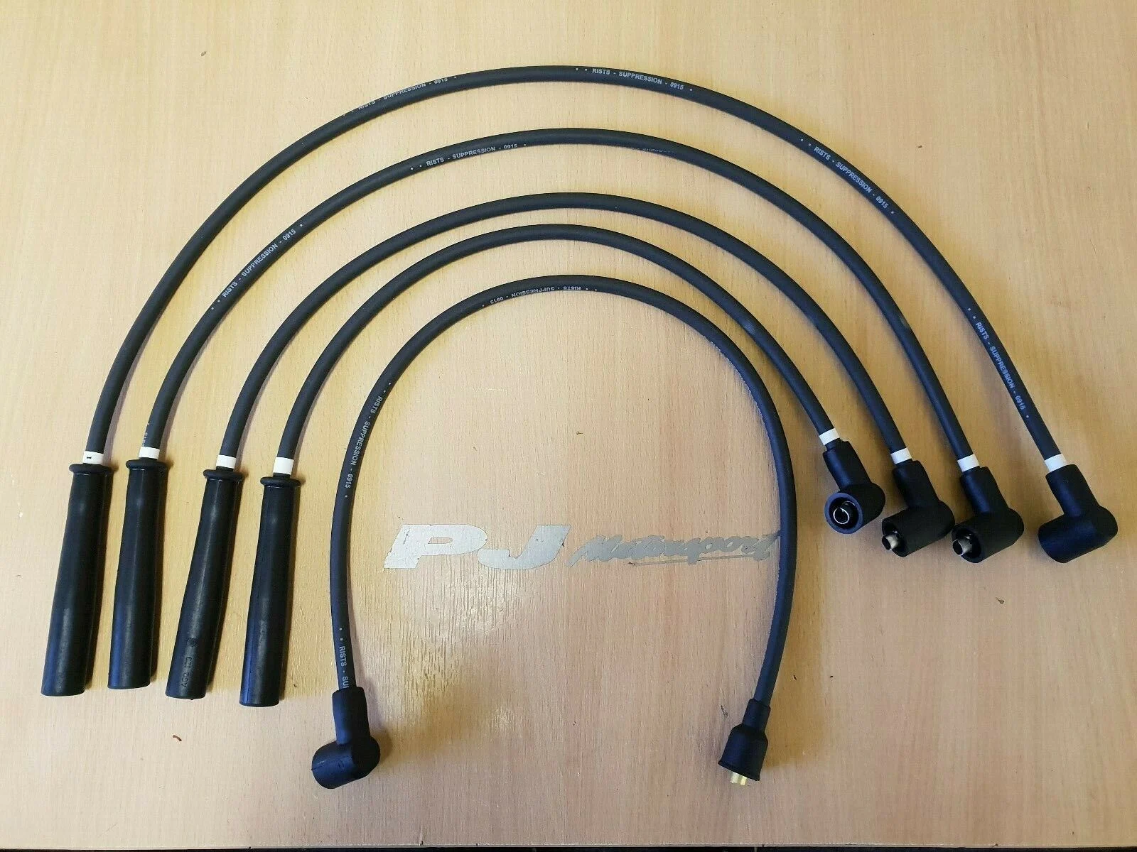 Black escort RS turbo plug lead set ignition lead set
