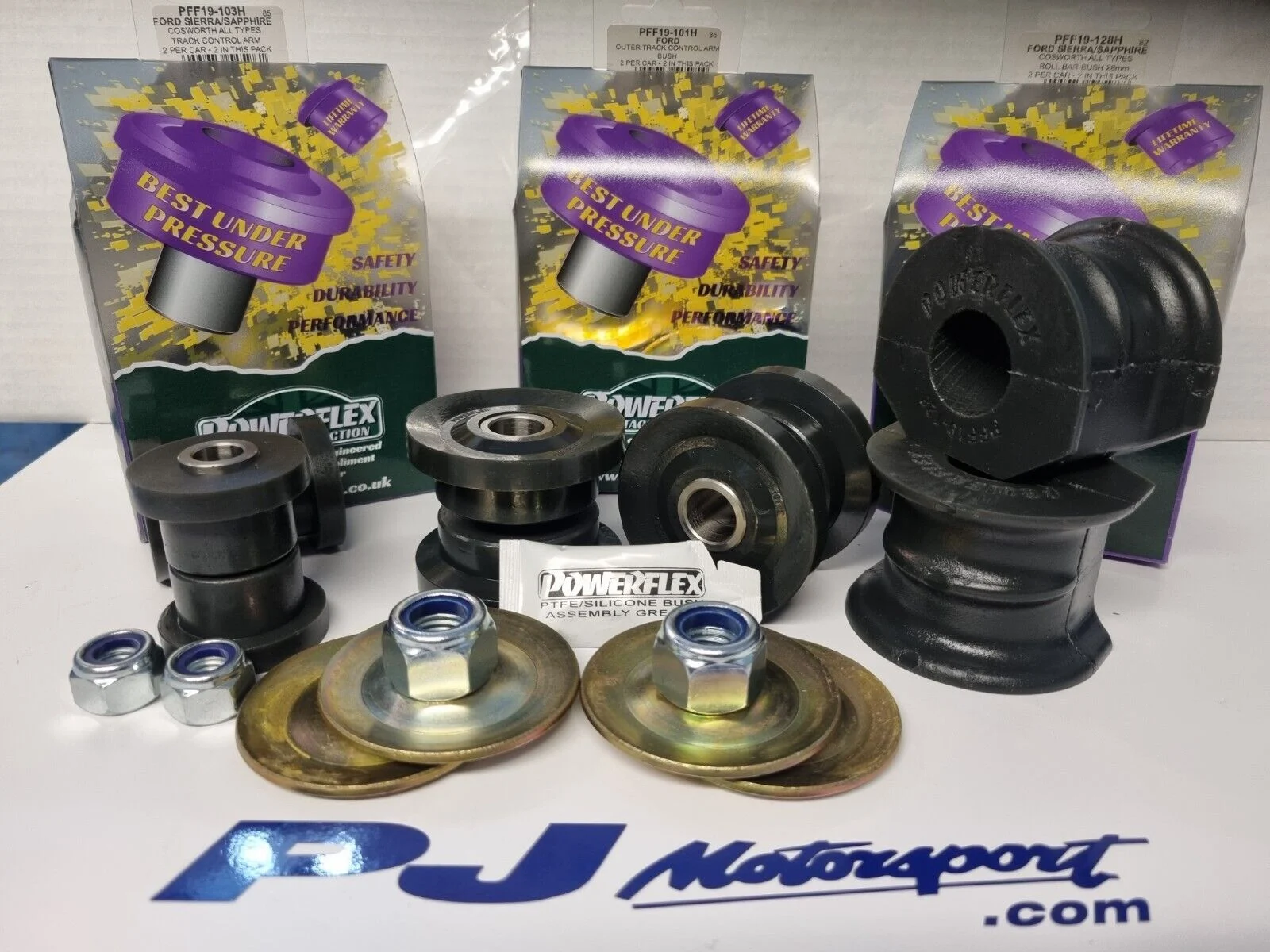 Cosworth Powerflex Front-End bush kit complete o.e heritage range (all Cosworth)