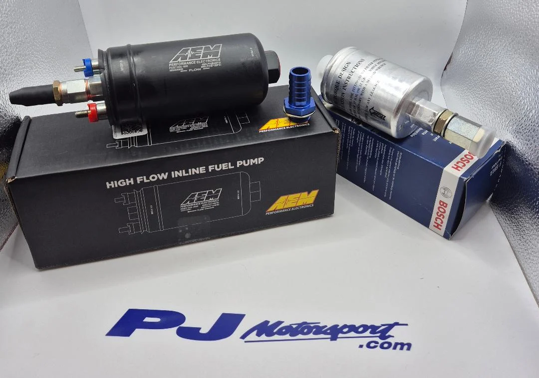 AEM 400 LITRE P/H FUEL PUMP KIT WITH BOSCH FUEL FILTER ALL SIERRA COSWORTH MODELS