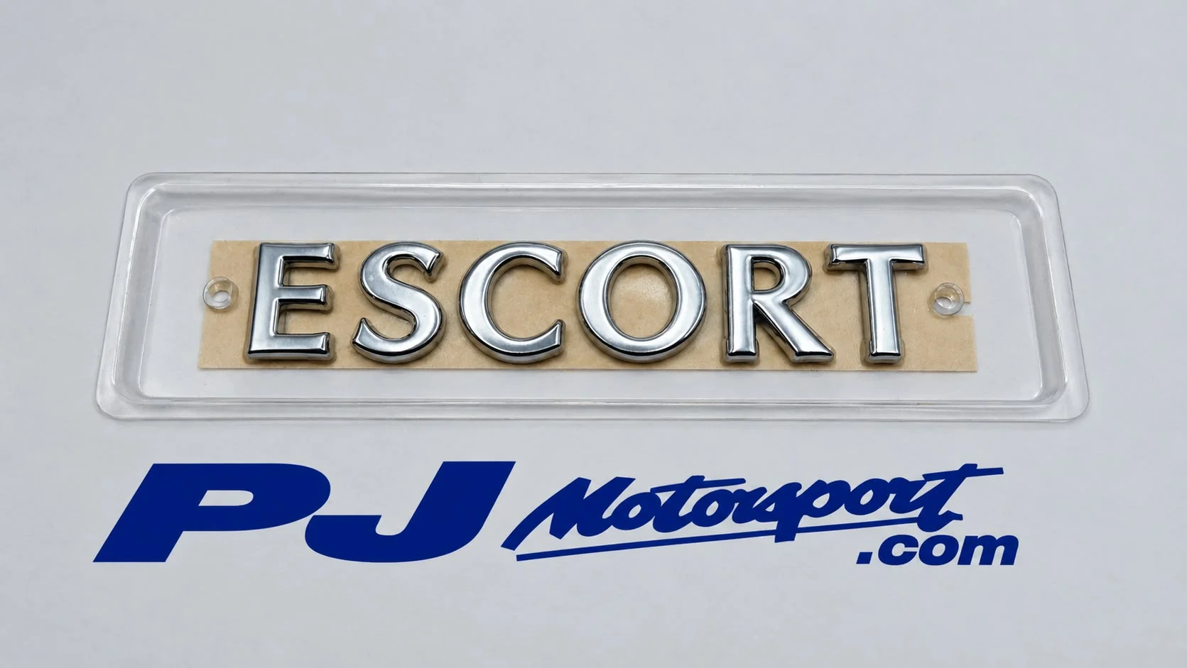 ESCORT COSWORTH BOOT BADGE 1995 /1996 SPEC